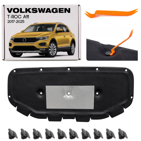 VOLKSWAGEN T-ROC A11 2017-2025 PANNELLO FONOASSORBENTE COFANO 2GA863831 (Cod. AP-56161_A4x4)