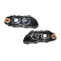 Fari Anteriori Angel Eyes BMW E46 '98 2P. Black (Cod. E-FAB0028)