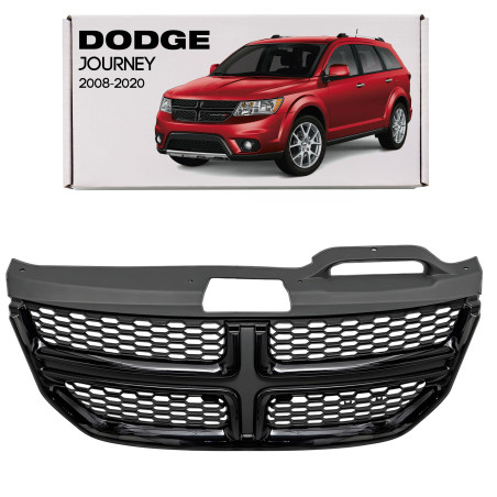 DODGE JOURNEY E 2008-2020 MASCHERINA ANTERIORE MASCHERINA RADIATORE NERO LUCIDO 5NB56TZZAA (Cod. AP-