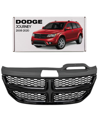 DODGE JOURNEY E 2008-2020 MASCHERINA ANTERIORE MASCHERINA RADIATORE NERO LUCIDO 5NB56TZZAA (Cod. AP-