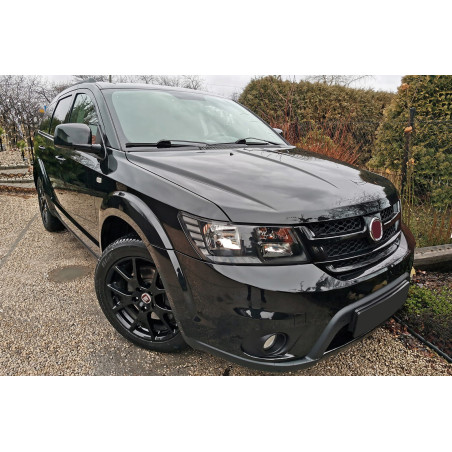 FIAT FREEMONT 2011-2015 FARI ANTERIORI NERI KIT 68200085AB 68200084AB EUROPA (Cod. AP-2E43-382E1_A4x
