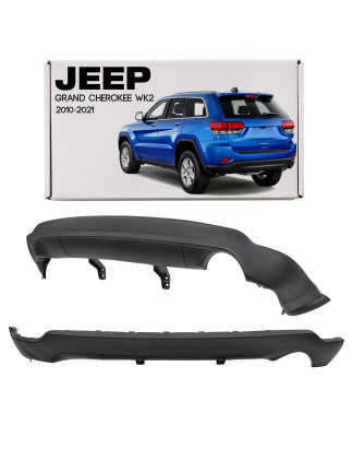 JEEP GRAND CHEROKEE IV WK2 2010-2021 SPOILER POSTERIORE PARAURTI SINGOLO SCARICO 68111467AA (Cod. AP