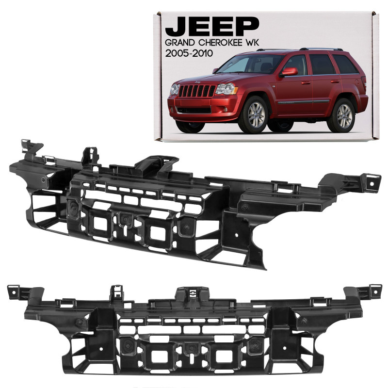 JEEP GRAND CHEROKEE III WK 2005-2010 ABSORBER E RINFORZO ANTERIORE PARAURTI SUPERIORE 55157476AD (Co