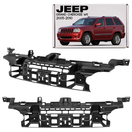 JEEP GRAND CHEROKEE III WK 2005-2010 ABSORBER E RINFORZO ANTERIORE PARAURTI SUPERIORE 55157476AD (Co