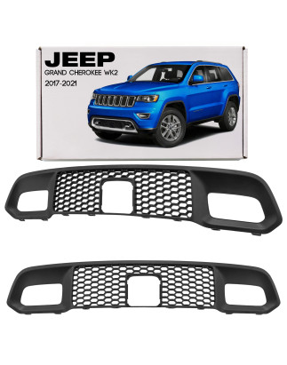 JEEP GRAND CHEROKEE IV WK2 2017-2021 DOPO IL SECONDO RESTYLING GRIGLIA MASCHERINA ANTERIORE PARAURTI