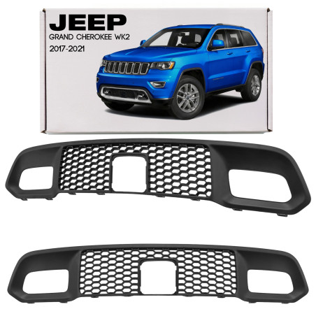 JEEP GRAND CHEROKEE IV WK2 2017-2021 DOPO IL SECONDO RESTYLING GRIGLIA MASCHERINA ANTERIORE PARAURTI