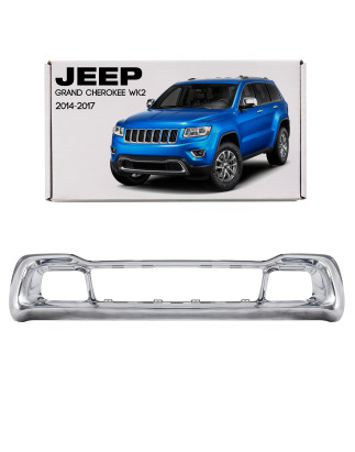 JEEP GRAND CHEROKEE IV WK2 2014-2017 PO PRIMO RESTYLING CROMATA CORNICE INFERIORE GRIGLIE PARAURTI 6