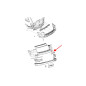 JEEP GRAND CHEROKEE IV WK2 2010-2021 DESTRA TAPPO CATARIFRANGENTE POSTERIORE PARAURTI 57010720AC (Co