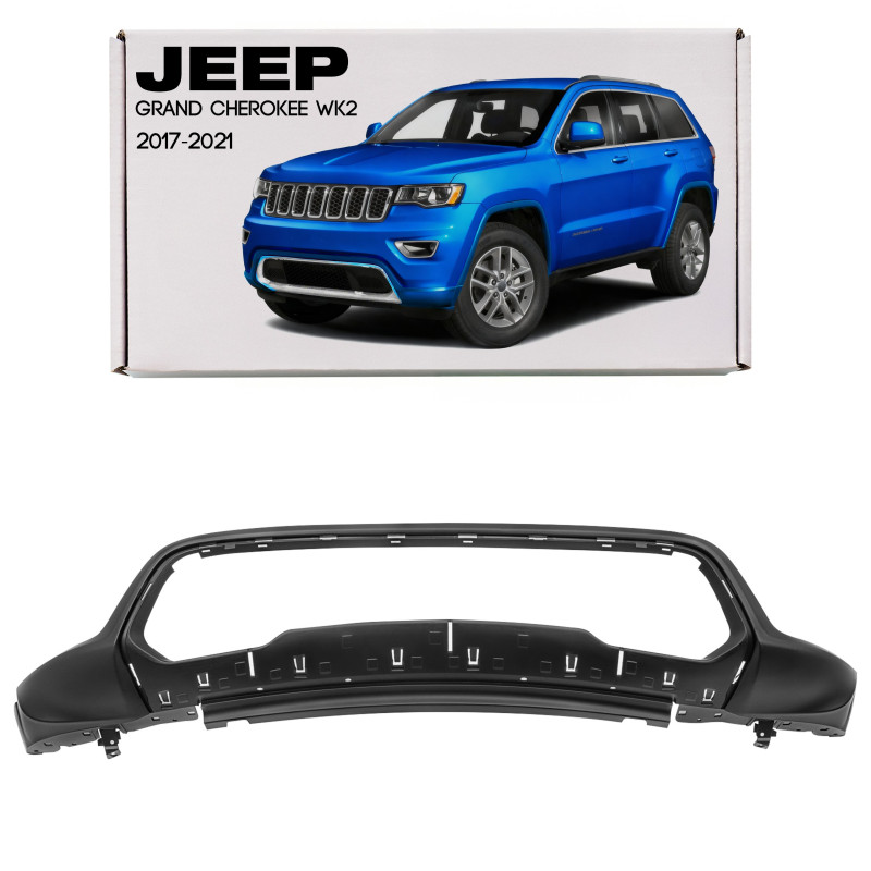 JEEP GRAND CHEROKEE IV WK2 2017-2021 DOPO IL SECONDO RESTYLING PARAURTI ANTERIORE INFERIORE LISCIO 6