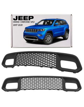 JEEP GRAND CHEROKEE IV WK2 2017-2021 RESTYLING GRIGLIA MASCHERINA ANTERIORE PARAURTI SENZA RADAR 683
