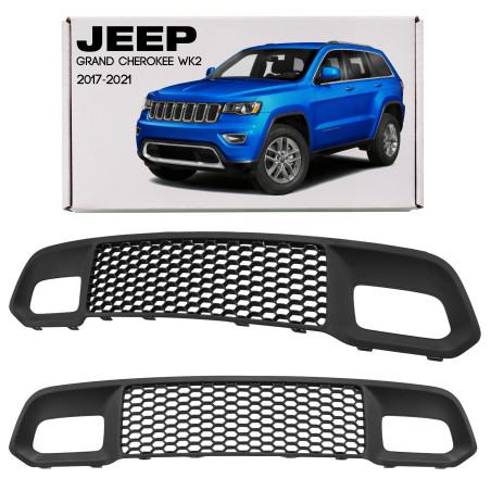 JEEP GRAND CHEROKEE IV WK2 2017-2021 RESTYLING GRIGLIA MASCHERINA ANTERIORE PARAURTI SENZA RADAR 683