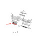 JEEP GRAND CHEROKEE IV WK2 2017-2021 RESTYLING GRIGLIA MASCHERINA ANTERIORE PARAURTI SENZA RADAR 683
