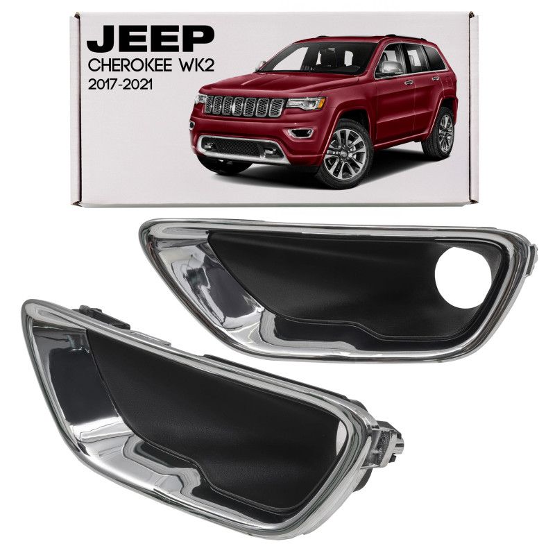 JEEP GRAND CHEROKEE IV WK2 2017-2021 DOPO IL SECONDO RESTYLING TAPPO FENDINEBBIA GRIGLIA PARAURTI DE