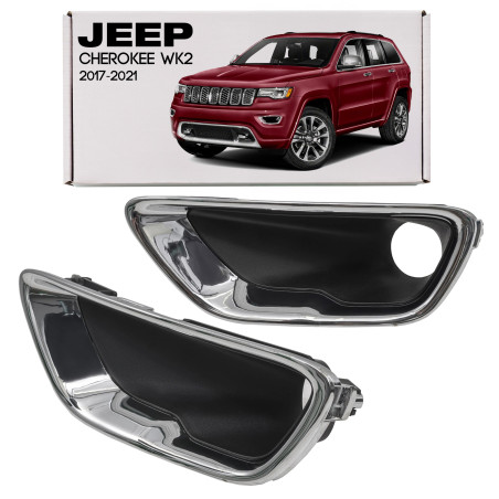 JEEP GRAND CHEROKEE IV WK2 2017-2021 DOPO IL SECONDO RESTYLING TAPPO FENDINEBBIA GRIGLIA PARAURTI DE