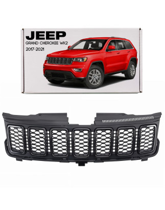 JEEP GRAND CHEROKEE IV WK2 2017-2021 DOPO IL SECONDO RESTYLING MASCHERINA ANTERIORE NERO 68258419AC 
