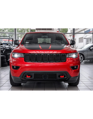 JEEP GRAND CHEROKEE IV WK2 2017-2021 DOPO IL SECONDO RESTYLING MASCHERINA ANTERIORE NERO 68258419AC 