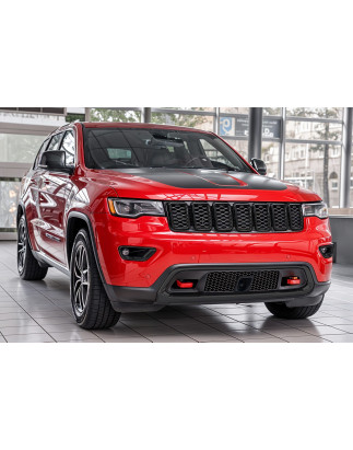 JEEP GRAND CHEROKEE IV WK2 2017-2021 DOPO IL SECONDO RESTYLING MASCHERINA ANTERIORE NERO 68258419AC 