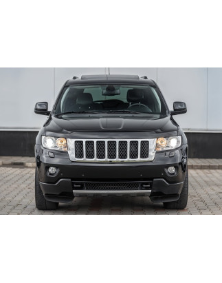 JEEP GRAND CHEROKEE IV WK2 2010-2014 PRE-RESTYLING MASCHERINA ANTERIORE CROMATO 57010708AE (Cod. AP-