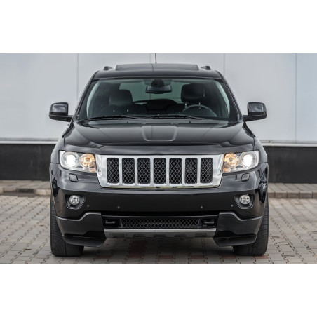JEEP GRAND CHEROKEE IV WK2 2010-2014 PRE-RESTYLING MASCHERINA ANTERIORE CROMATO 57010708AE (Cod. AP-