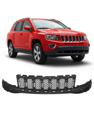 JEEP COMPASS E MK49 2011-2017 RESTYLING MASCHERINA RADIATORE MASCHERINA NERO OPACO 68109866AA (Cod. 
