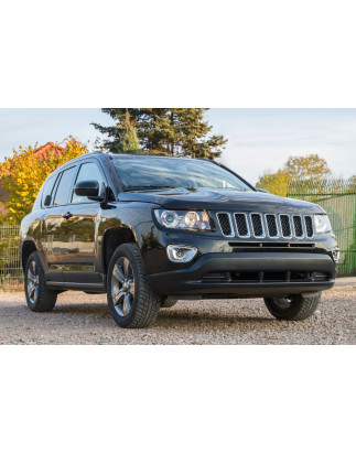 JEEP COMPASS E MK49 2011-2017 RESTYLING MASCHERINA RADIATORE MASCHERINA NERO OPACO 68109866AA (Cod. 
