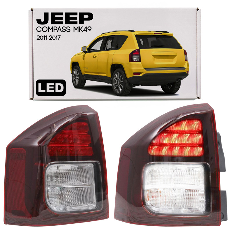 JEEP COMPASS E MK49 2011-2017 RESTYLING CARROZZERIA FANALE POSTERIORE SINISTRA LED 5272909AB (Cod. A