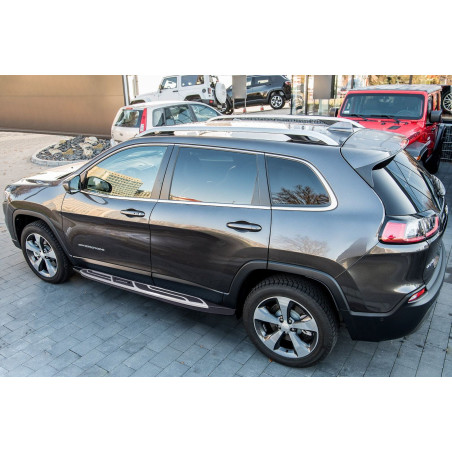 JEEP CHEROKEE V KL 2014-2018 PRE-RESTYLING PEDANE LATERALI SOTTOPORTA (Cod. AP-B127-99611_A4x4)