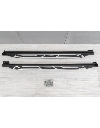 JEEP CHEROKEE V KL 2014-2018 PRE-RESTYLING PEDANE LATERALI SOTTOPORTA (Cod. AP-B127-99611_A4x4)