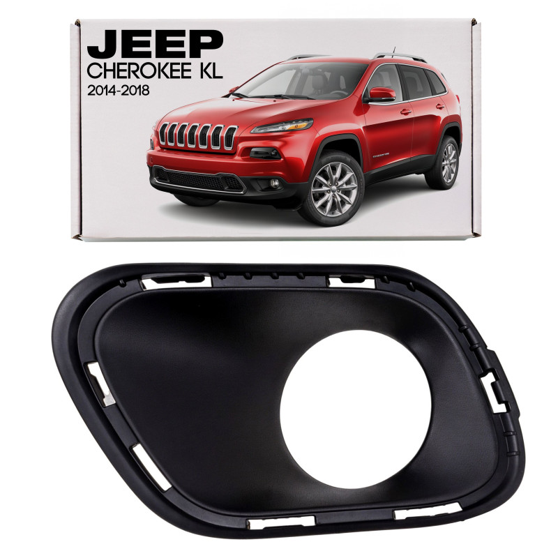 JEEP CHEROKEE V KL 2014-2018 PRE-RESTYLING TAPPO FENDINEBBIA GRIGLIA PARAURTI SINISTRA 68203221AA (C