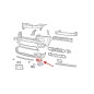 JEEP CHEROKEE V KL 2014-2018 PRE-RESTYLING TAPPO FENDINEBBIA GRIGLIA PARAURTI SINISTRA 68203221AA (C