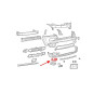 JEEP CHEROKEE V KL 2014-2018 PRE-RESTYLING TAPPO FENDINEBBIA GRIGLIA PARAURTI DESTRA 68203220AA (Cod