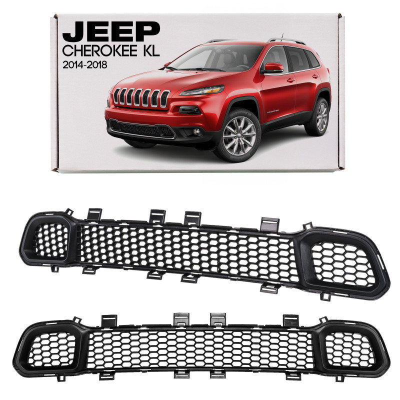 JEEP CHEROKEE V KL 2014-2018 PRE-RESTYLING GRIGLIA ANTERIORE PARAURTI 68203216AA (Cod. AP-C8B4-92629