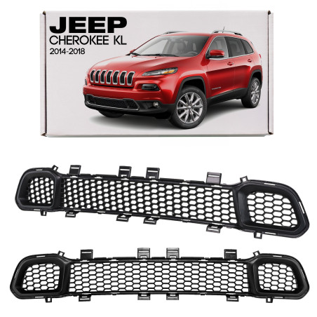JEEP CHEROKEE V KL 2014-2018 PRE-RESTYLING GRIGLIA ANTERIORE PARAURTI 68203216AA (Cod. AP-C8B4-92629