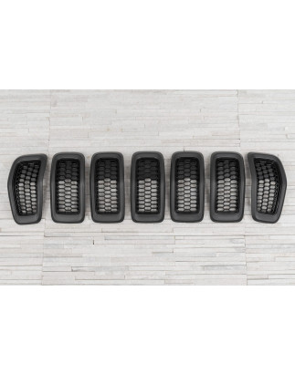 JEEP CHEROKEE V KL 2014-2018 PRE-RESTYLING INSERTI MASCHERINA GRIGI 68303626AC (Cod. AP-8BC8-404BA_A