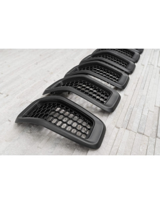JEEP CHEROKEE V KL 2014-2018 PRE-RESTYLING INSERTI MASCHERINA GRIGI 68303626AC (Cod. AP-8BC8-404BA_A