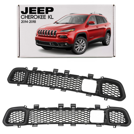 JEEP CHEROKEE V KL 2014-2018 PRE-RESTYLING MASCHERINA INFERIORE MASCHERINA RADIATORE PER RADAR 68203