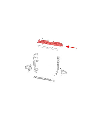 JEEP CHEROKEE V KL 2014-2018 PRE-RESTYLING SUPPORTO SUPPORTO GRIGLIA RADIATORE 68203073AA (Cod. AP-C