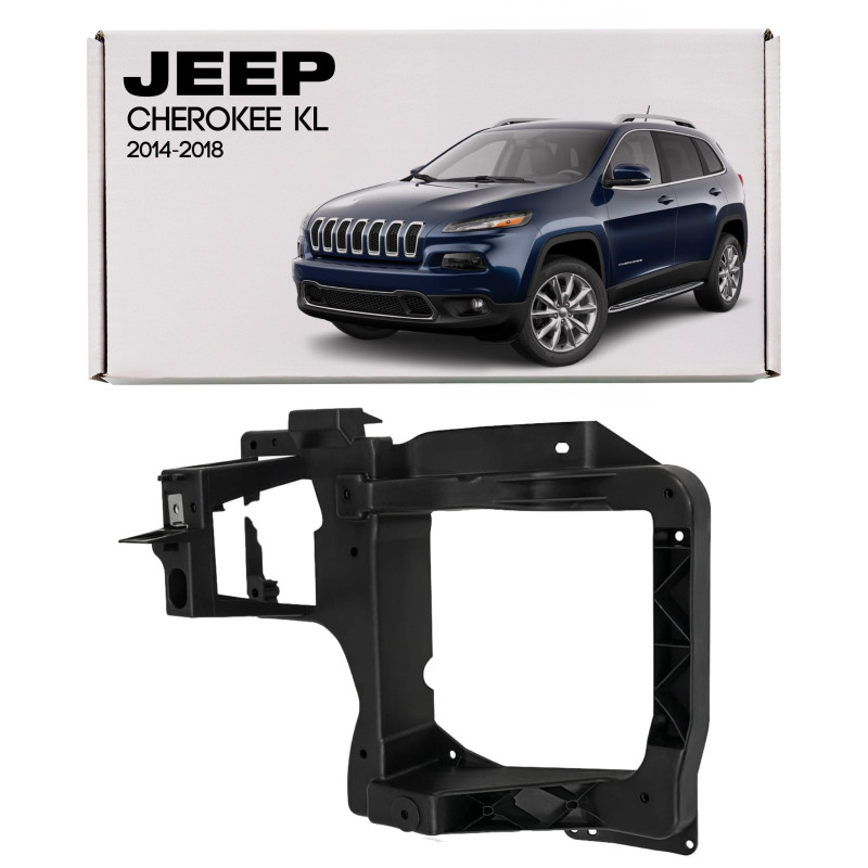 JEEP CHEROKEE V KL 2014-2018 PRE-RESTYLING SUPPORTO FARO SUPPORTO ANTERIORE FARI SINISTRO 68227484AA