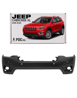 JEEP CHEROKEE KL 2018-2023 RESTYLING PARAURTI ANTERIORE CON PDC 68406528AC (Cod. AP-727E-43481_A4x4)