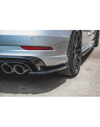 Splitters posteriori laterali V.2 Audi S3 berlina 8V Facelift (Cod. M-AU-S3-3F-S-RSD2G)