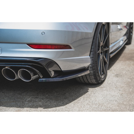 Splitters posteriori laterali V.2 Audi S3 berlina 8V Facelift (Cod. M-AU-S3-3F-S-RSD2G)