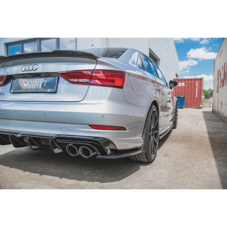 Splitters posteriori laterali V.2 Audi S3 berlina 8V Facelift (Cod. M-AU-S3-3F-S-RSD2G)