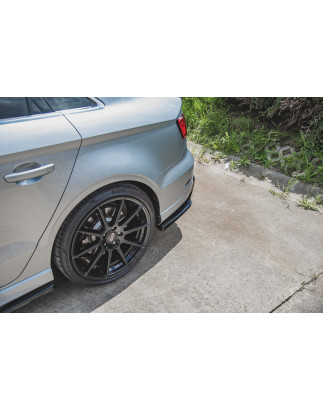 Splitters posteriori laterali V.2 Audi S3 berlina 8V Facelift (Cod. M-AU-S3-3F-S-RSD2G)