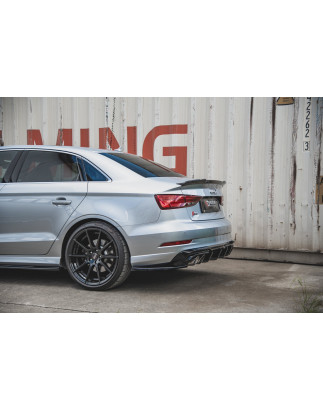 Splitters posteriori laterali V.2 Audi S3 berlina 8V Facelift (Cod. M-AU-S3-3F-S-RSD2G)