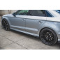 Diffusori minigonne V.2 Audi S3 / A3 S-Line berlina 8V Facelift (Cod. M-AU-S3-3F-S-SD2G)