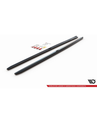 Diffusori minigonne V.2 Audi S3 / A3 S-Line berlina 8V Facelift (Cod. M-AU-S3-3F-S-SD2G)