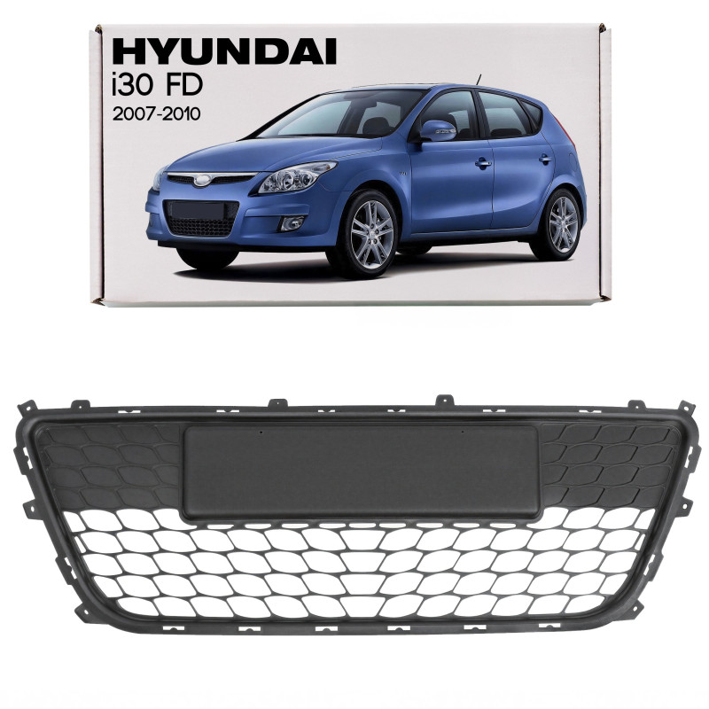 HYUNDAI I30 E FD 2007-2010 PRE-RESTYLING GRIGLIA MASCHERINA ANTERIORE PARAURTI 865612L010 (Cod. AP-3