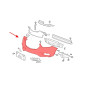 OPEL MOKKA X J13 2016-2020 RESTYLING PARAURTI ANTERIORE SUPERIORE 42645803 (Cod. AP-2FC9-905A3_A4x4)