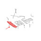 MERCEDES GLC X253 2019-2022 RESTYLING PIASTRA PER ANTERIORE PARAURTI PROTEZIONE MOTORE A2535240930 (