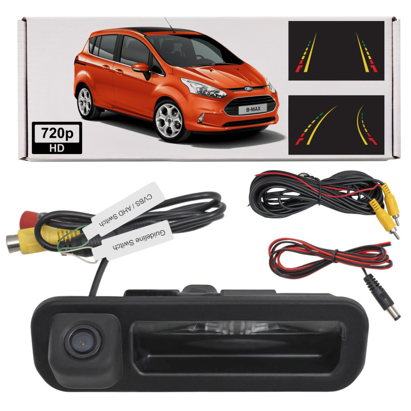 FORD B-MAX 2012–2017 TELECAMERA POSTERIORE FULL HD DINAMICI LINEE INTEGRATA CON MANIGLIA PORTELLON
